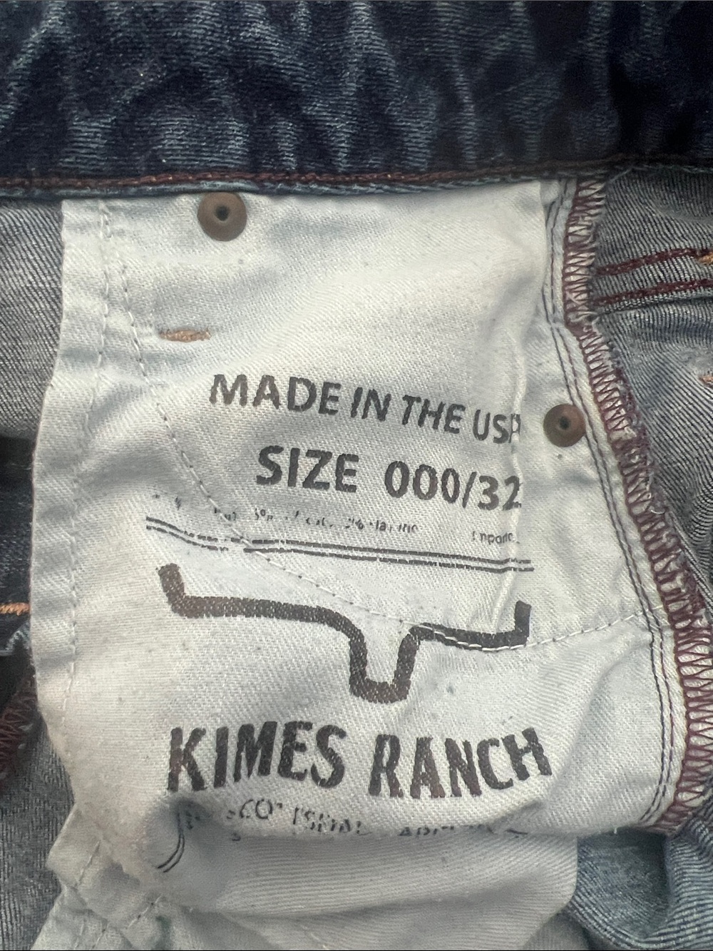 Kimes Ranch Chloe Jeans - Embroidered Waistband and red pocket logo. - Picture 7 of 7